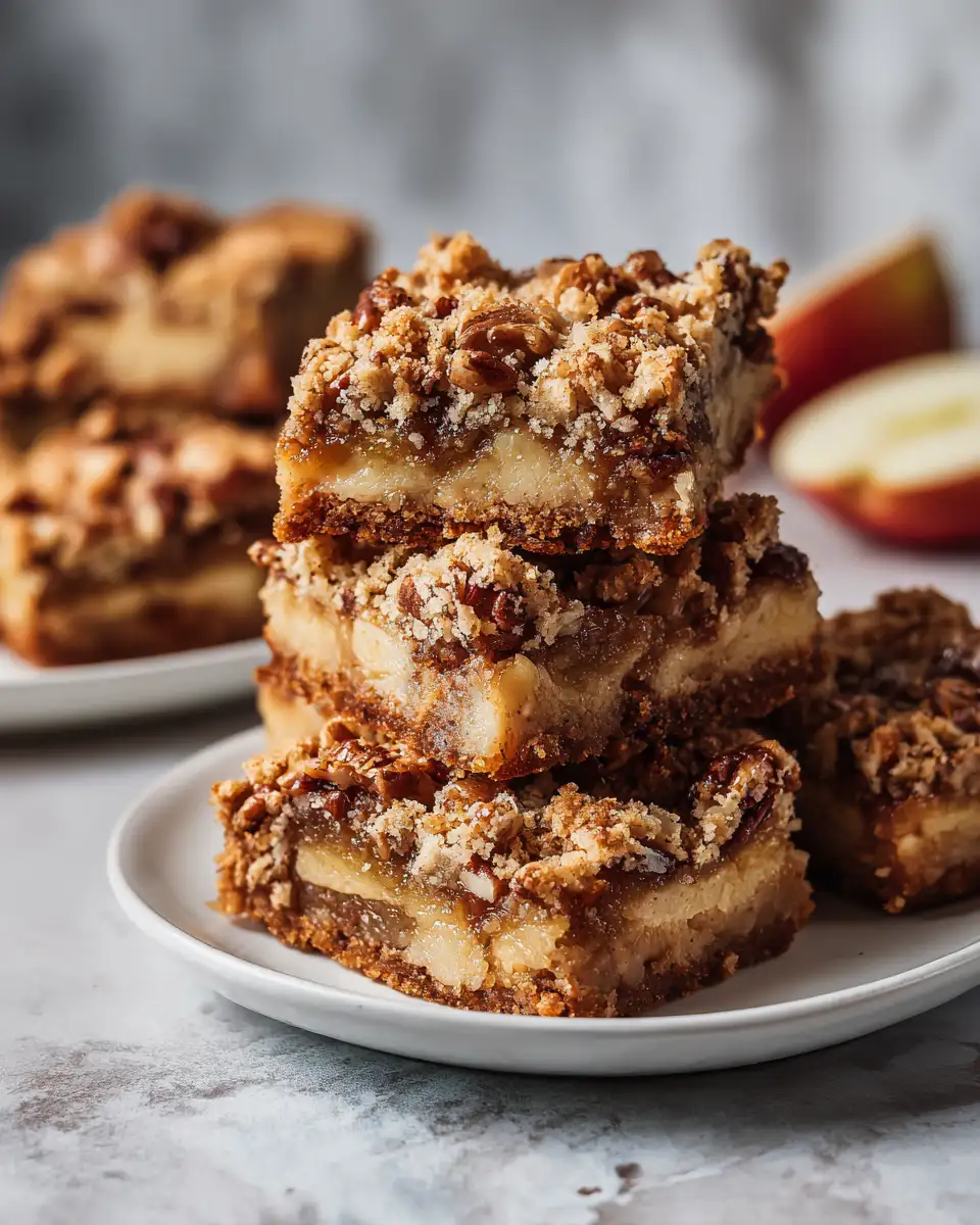 Indulge in Autumn Bliss with Maple Pecan Apple Crumble Bars - Featured Image