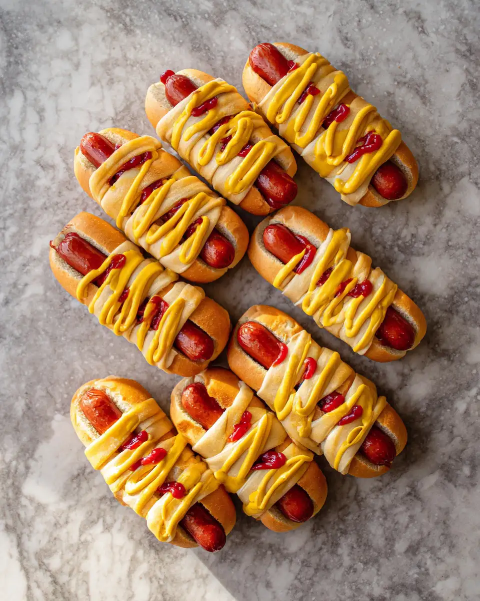 Ingredients for Spooktacular Mummy Hot Dogs for a Frightfully Fun Feast