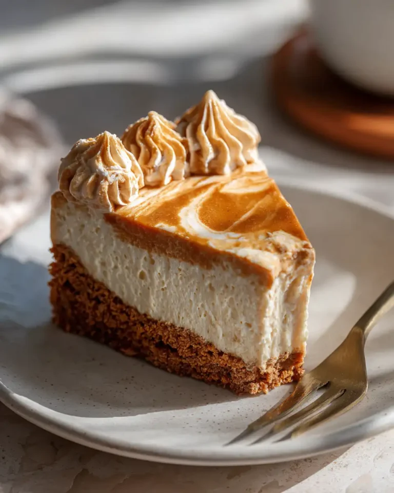 Irresistible No Bake Biscoff Pumpkin Cheesecake Delight - Featured Image
