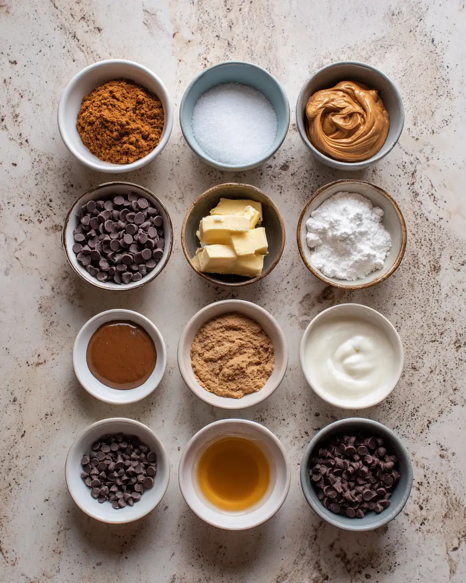Ingredients for Decadent Delight: No Bake Chocolate Biscoff Cups for Effortless Indulgence