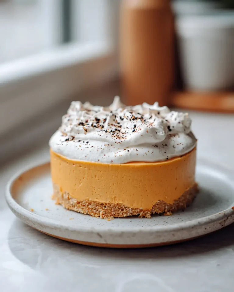 Creamy Pumpkin Cottage Cheese Mousse Delight - Featured Image