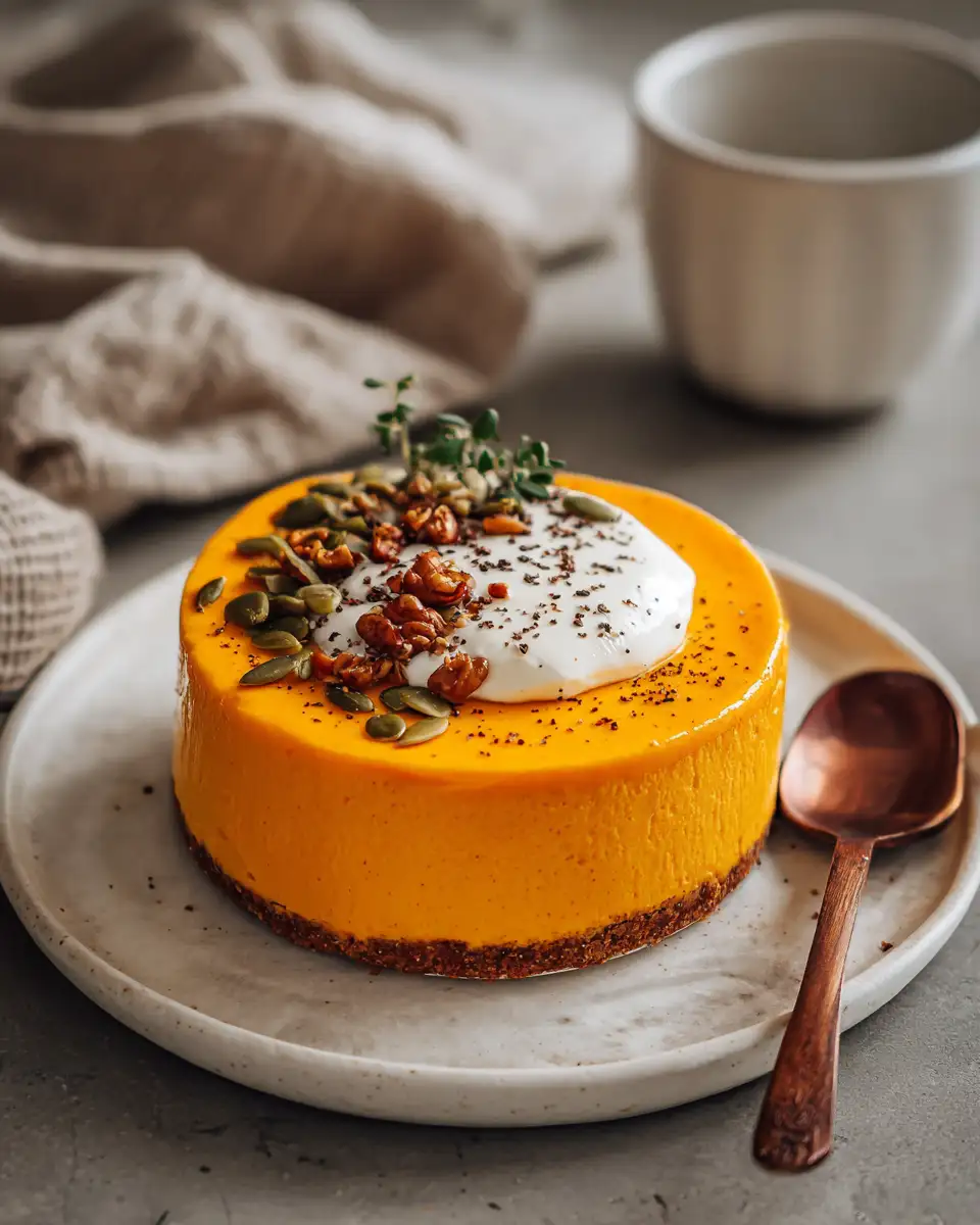 Creamy Pumpkin Cottage Cheese Mousse Delight 6 Final dish - Creamy Pumpkin Cottage Cheese Mousse Delight