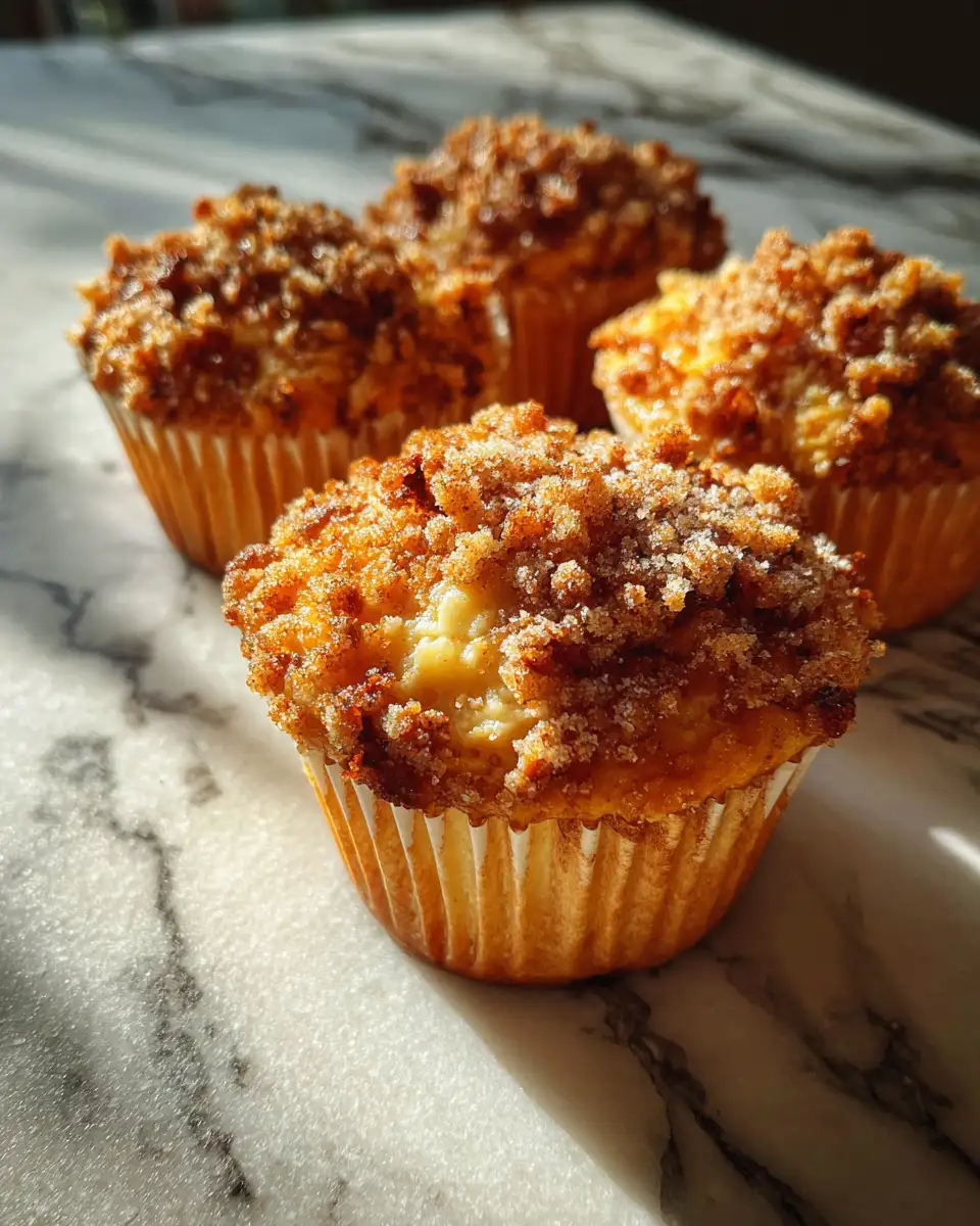Final dish - Pumpkin Cream Cheese Crumb Muffins: The Ultimate Fall Indulgence