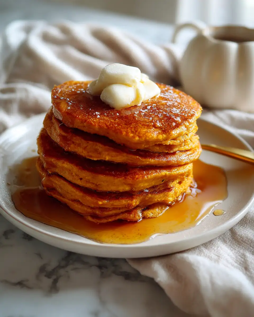 Fluffy Pumpkin Pancakes to Spice Up Your Fall Breakfast - Featured Image