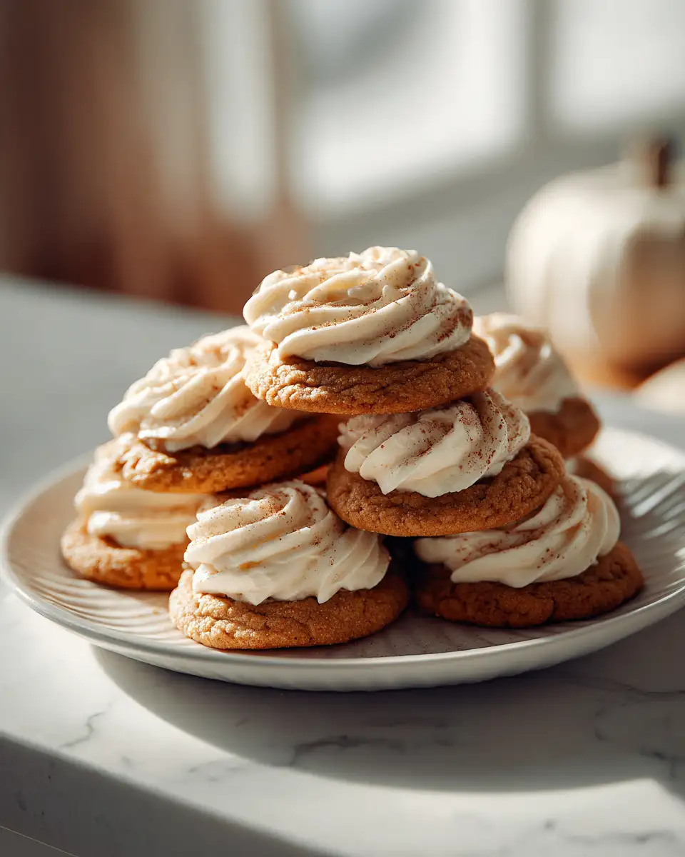 Ultimate Fall Treat: Pumpkin Spice Cream Cheese Cookies Delight - Featured Image