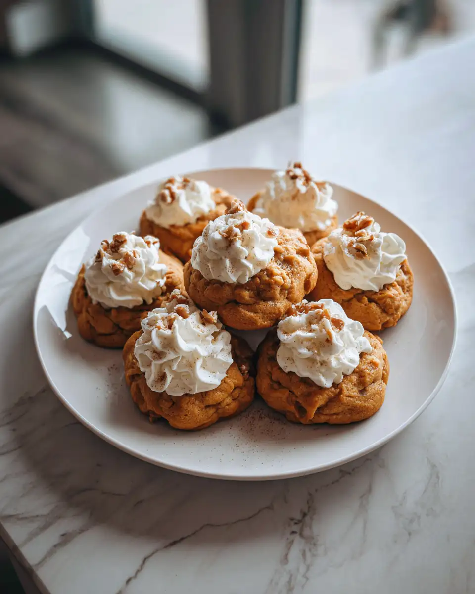 Final dish - Ultimate Fall Treat: Pumpkin Spice Cream Cheese Cookies Delight