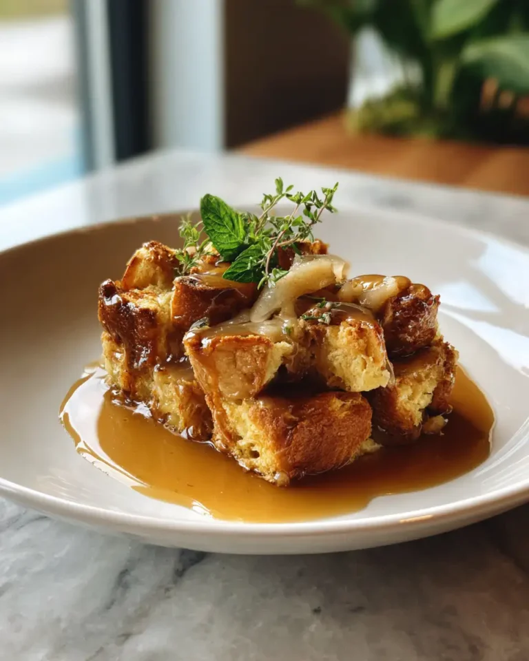 Decadent Delight: Dive into Salted Caramel Apple Bread Pudding Bliss - Featured Image