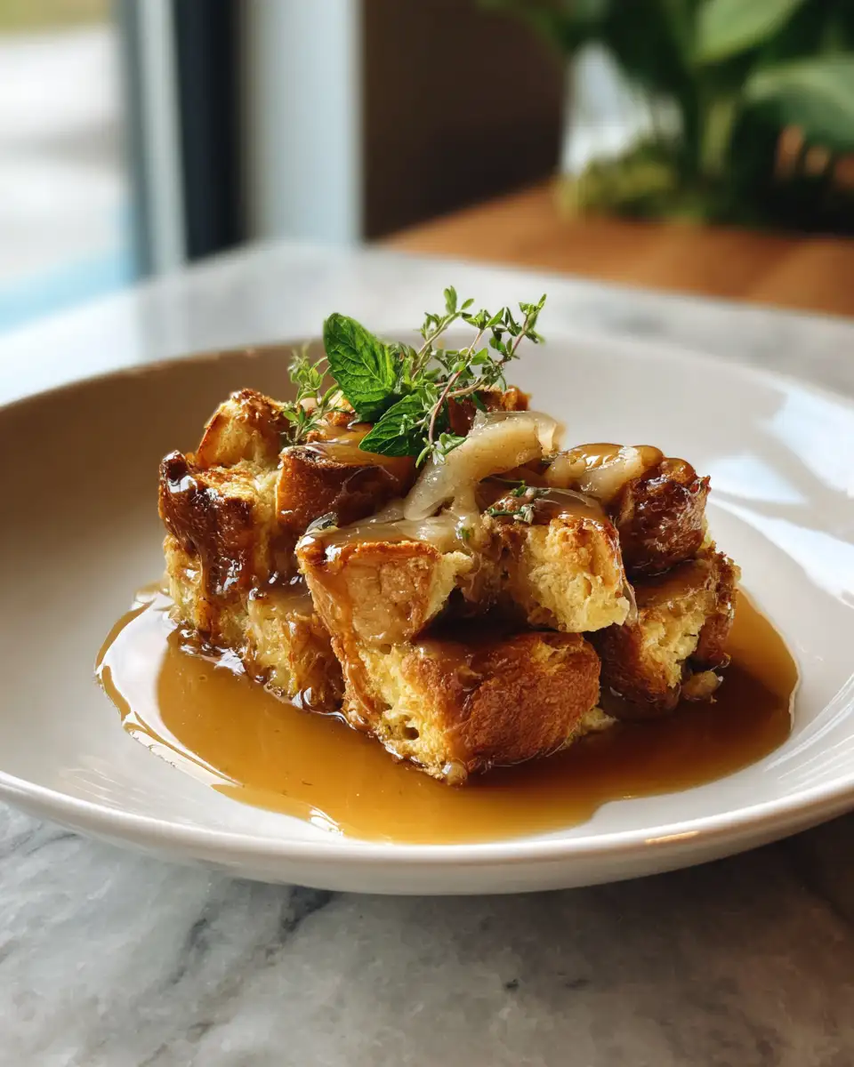 Decadent Delight: Dive into Salted Caramel Apple Bread Pudding Bliss - Featured Image