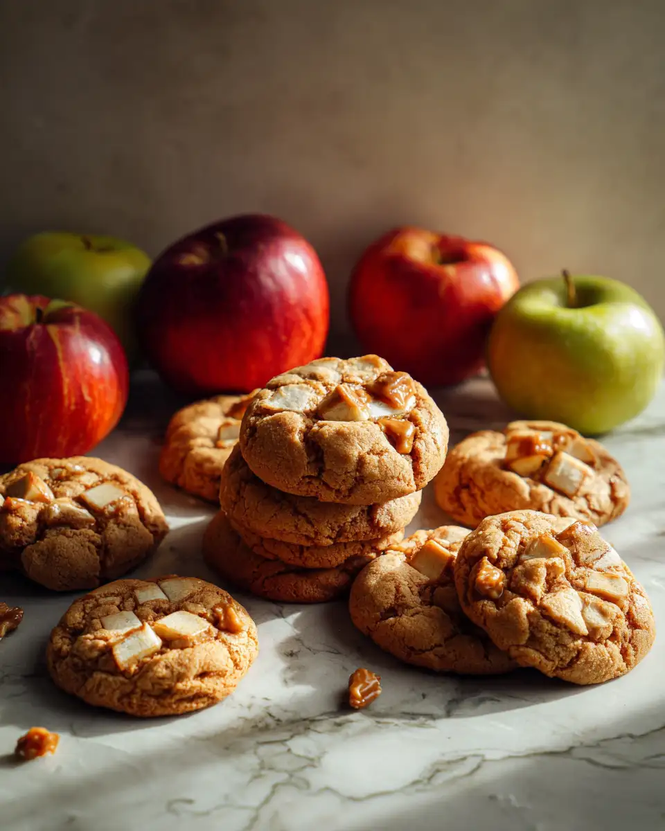 Indulge in Autumn Bliss with Salted Caramel Apple Pie Cookies - Featured Image