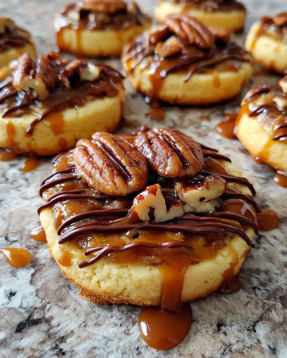 Decadence in Every Bite: Salted Caramel Pecan Cheesecake Cookies 6 Final dish - Decadence in Every Bite: Salted Caramel Pecan Cheesecake Cookies