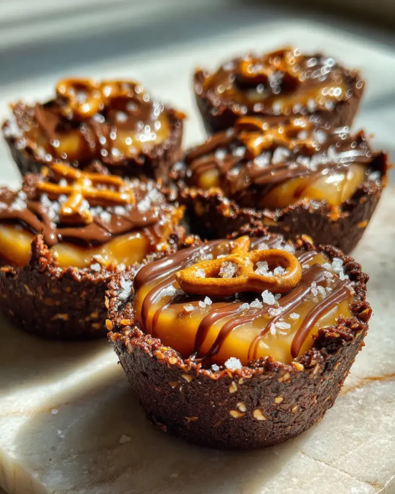 Irresistible Salted Caramel Pretzel Brownie Cups: The Ultimate Sweet and Salty Treat - Featured Image