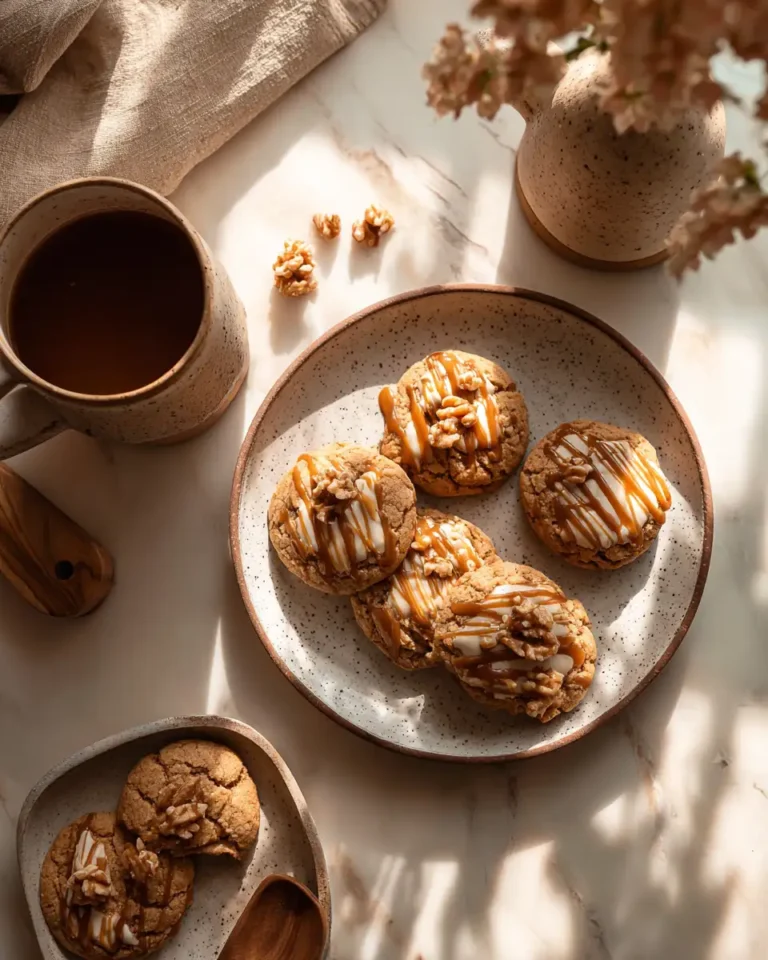 Indulge in Autumn Bliss with Salted Caramel Pumpkin Cheesecake Cookies - Featured Image