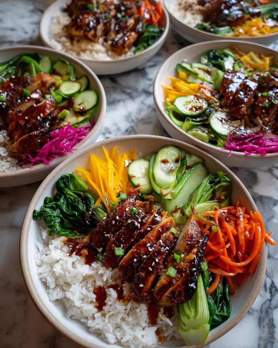 Sticky Teriyaki Chicken Rice Bowls: A Flavorful Feast in Every Bite - Featured Image