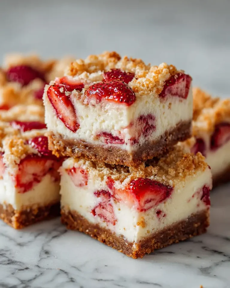 Irresistible Strawberry Crunch Cheesecake Cookie Bars to Sweeten Your Day - Featured Image